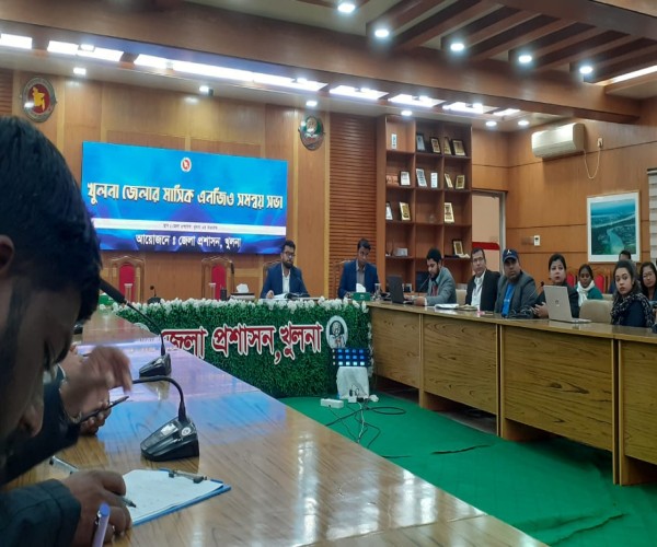 Khulna district monthly NGO coordination meeting